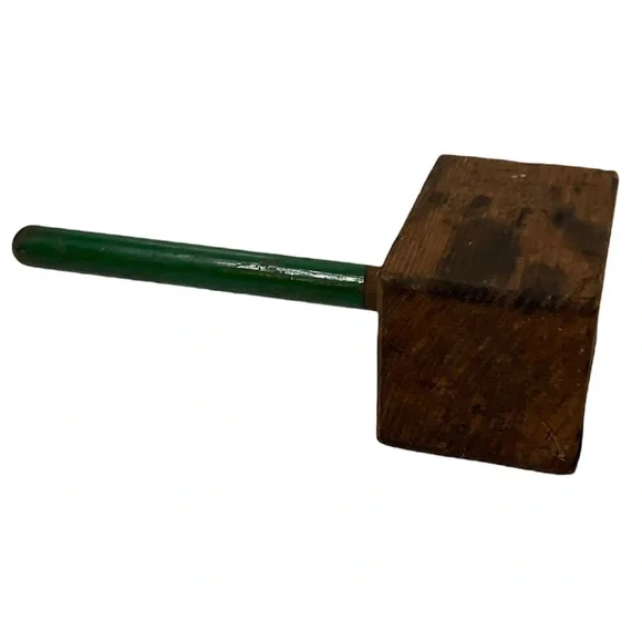 Vintage Kitchen Mallet Wood Handmade Crafted Primitive Antique Farmhouse Decor